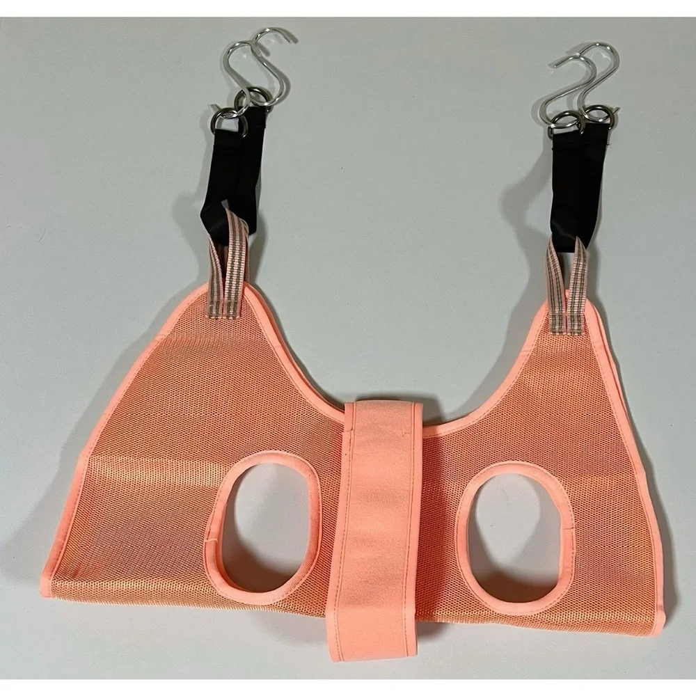 Pink Pet Cat Dog Grooming Hammock Harness Sling Pouch Restraint Bag - Size: S 🎀🐾